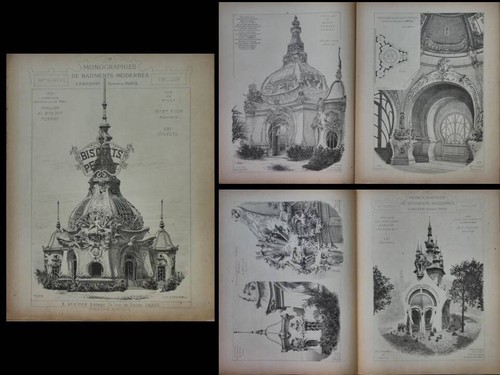 Exposition 1900 pavillons - 1900,,