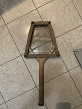 RAQUETTE DE TENNIS ANCIENNE Vintage EN BOIS avec presse - marque Perfect