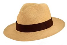 Véritable chapeau panama XL | marron clair | condorhat | fait main paille luxe
