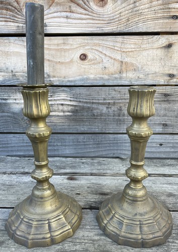 Paire bougeoir bronze - bougeoir,