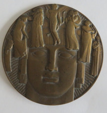 Médaille de table en bronze