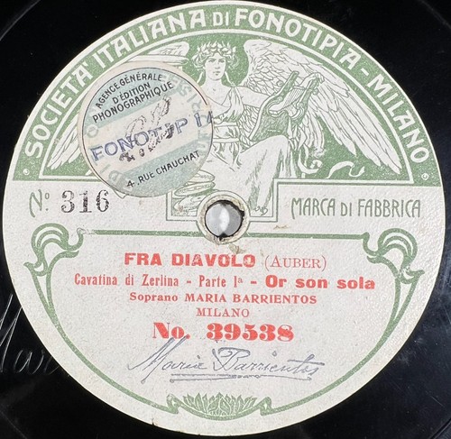 Maria barrientos fra - barrientos, diavolo