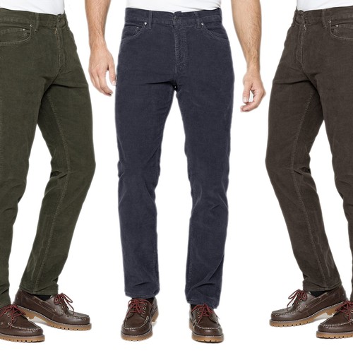Pantalon homme velours jean