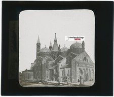 Saint-Antoine de Padoue, photo plaque verre, noir & blanc, positif 8,5x10 cm