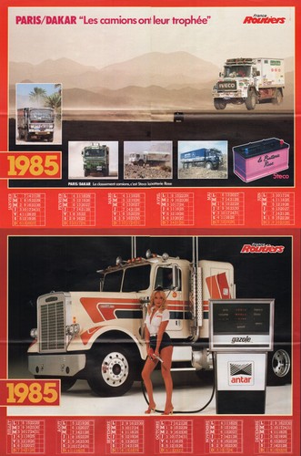 Poster camion calendrier dakar - poster,