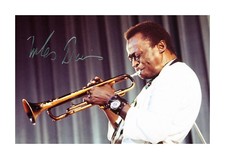 Miles Davis 1 A4 reproduction