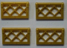 4 x Fenetre Lego Pirates