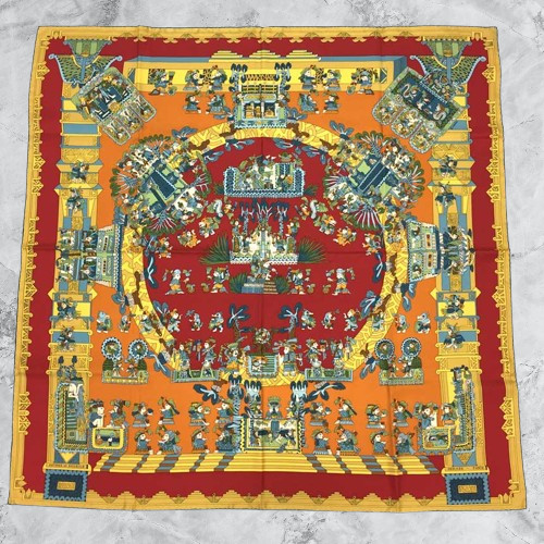Hermes carre silk scarf - carre, 90