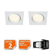 Lot de 2 spot encastrable
