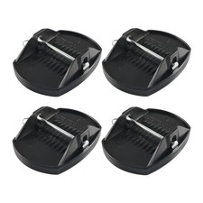 Lot de 4 patins stabilisateurs universels pour cric de remorque de camping-car