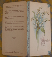 3 images pieuses religieuses double theme amitié bouasse 467  377  458