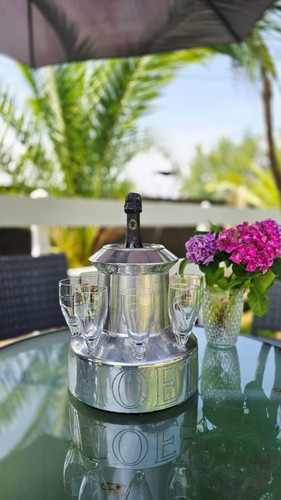 Seau champagne art déco - champagne,