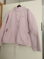 BLOUSON  POLAIRE rose CAPUCHE