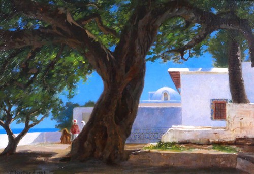Tableau ancien orientaliste - tableau,