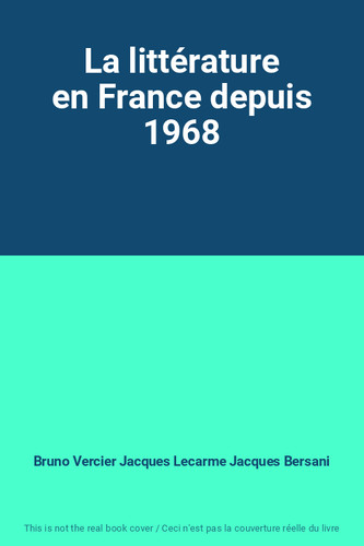Littérature france - littérature,