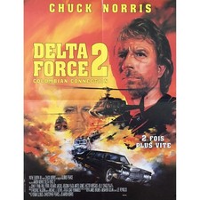 THE DELTA FORCE 2 Original Movie Poster  - 15x21 in. - 1990 - Aaron Norris, Chuc