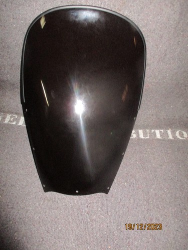 Pare brise bulle haute noire - haute,