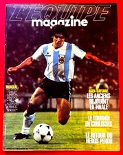 FOOTBALL L'EQUIPE MAGAZINE 1982 DIEGO MARADONA COUPE DU MONDE ESPAGNE 82' RARE