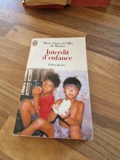 "Interdit d'enfance" [Edition illustrée / Cahier photos central]. Ed. J'ai Lu