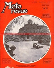 MOTO REVUE  979 AMAL T10 RN MATCHLESS G80 350 OEC 125 Grand Prix BARCELONE 1950