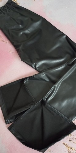 Legging simili cuir noir - legging,
