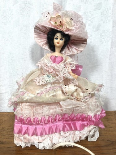 Lampe poupée vintage - , en