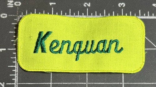 étiquette nom kenquan - kenquan, insigne