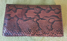 sacoche peau de python unisex