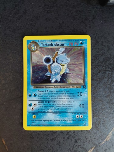 Carte pokémon tortank - carte,