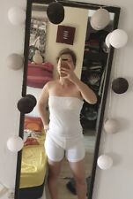 Combishort Blanc Bustier S/M