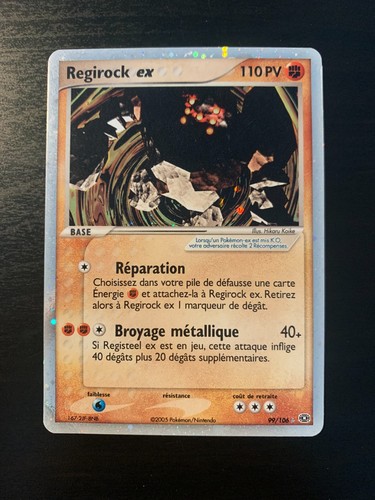 Carte pokémon regirock ex - :,