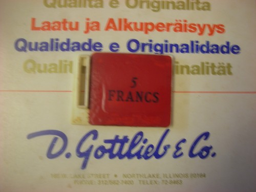 Flipper gottlieb entrée - gottlieb,, de
