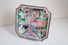 Vide poche ou coupe en porcelaine Chine ou Japon, cachet rouge, musique