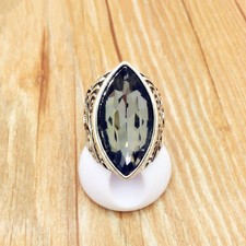 PEWTER CZ MARQUIS GORGEOUS