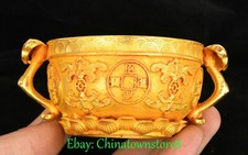 3.1'' Old Dynasty Bronze Gilt