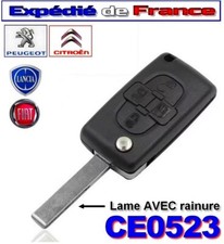 Coque Clé 4 Boutons pour Fiat
