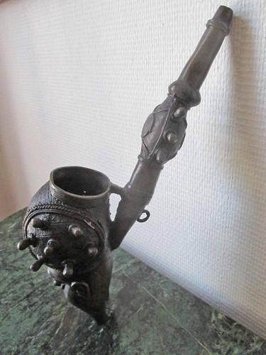 Belle pipe bronze - bronze, ethnie