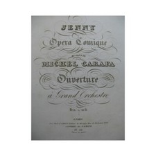 CARAFA Michele Jenny Opera Ouverture Orchestre 1829