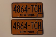 1973-85 New York License Plate