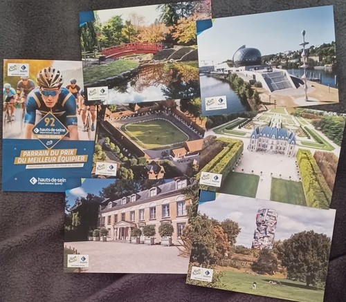 Cyclisme lot 7 cartes - cyclisme,