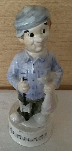 Bouteille musicale pêcheur - bouteille,