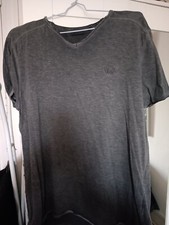 T-shirt homme Kaporal Gris col "V"  taille XL