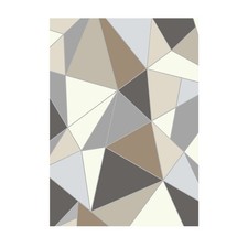 Grand Tapis Salon Chambre Antidérapant Moderne 1,5 x 2,1 m Gris Anthracite