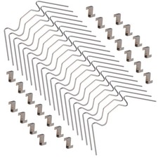 100pcs Clips de en acier inoxydable Pince de fixation de cadre en verre durable