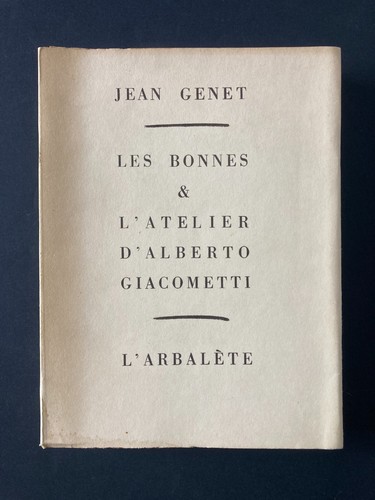 Jean genet les bonnes - les,