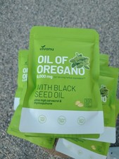 Vivonu Oil of Oregano 6000 mg avec Huile de Nigelle – 300 Gélules – Carvacrol &