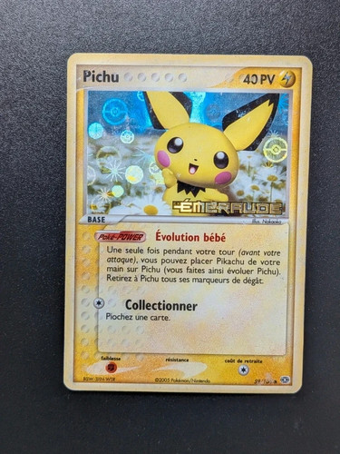 Carte pokémon pichu holo - carte,