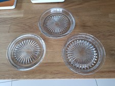 3 dessous de bouteille ou vase anciens  cristal, Baccarat, Verlys, Vallerysthal