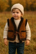 Enfants Veste en Agneau Sammy