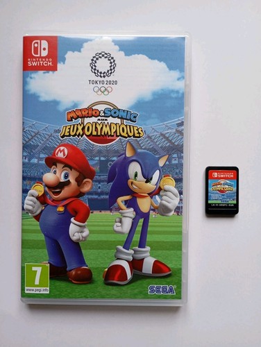 Jeu switch mario sonic - mario, aux